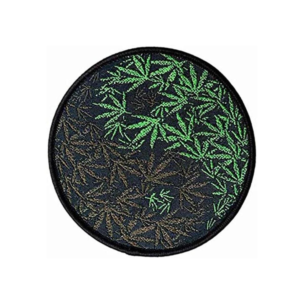 Parche bordado de hoja Zen de Yin Yang de 36 pulgadas con