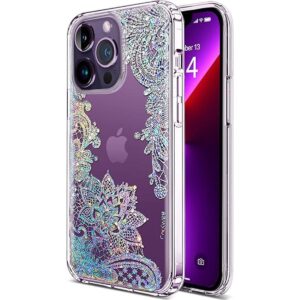 Coolwee Funda transparente compatible con iPhone 14 Pro_1