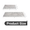 DEXDE Alfombra de baño de 24 x 60 pulgadas alfombra de_3