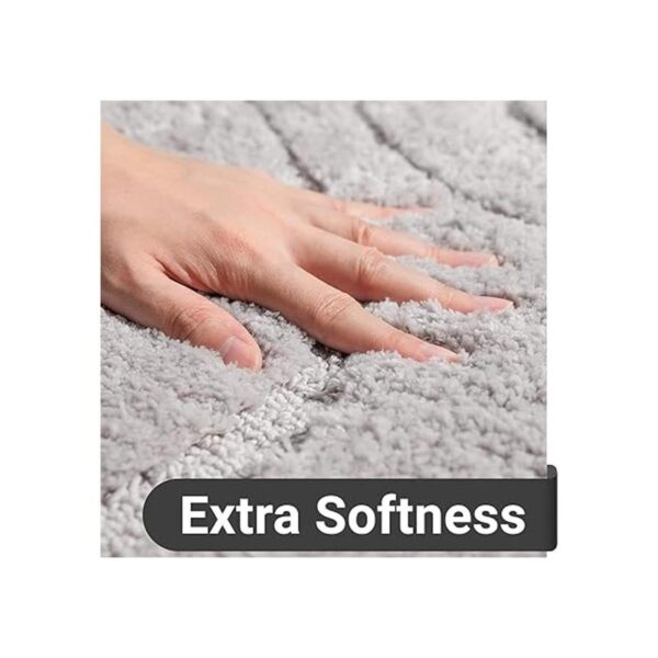 DEXDE Alfombra de baño de 24 x 60 pulgadas alfombra de_5