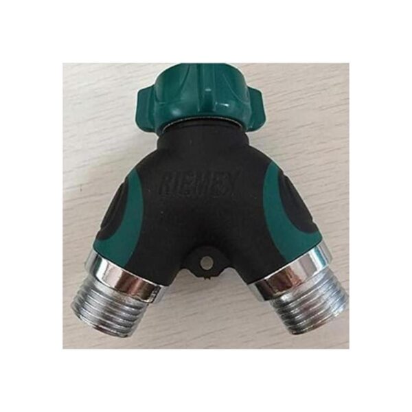 Riemex Divisor de manguera de jardín de metal mejorado