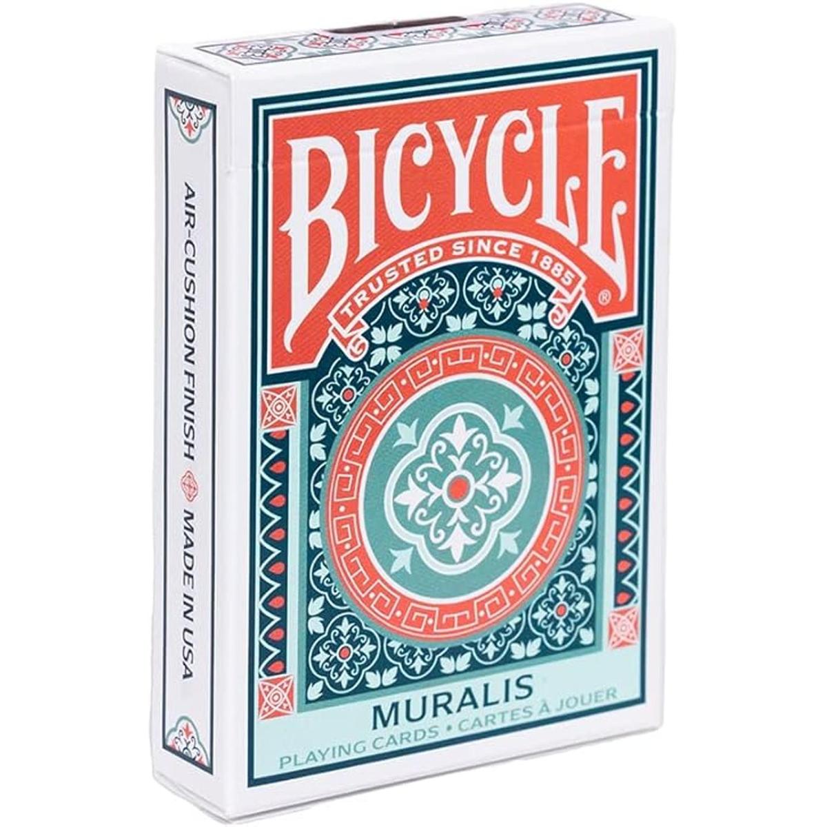 Bicycle Muralis Cartas de juego color blanco
