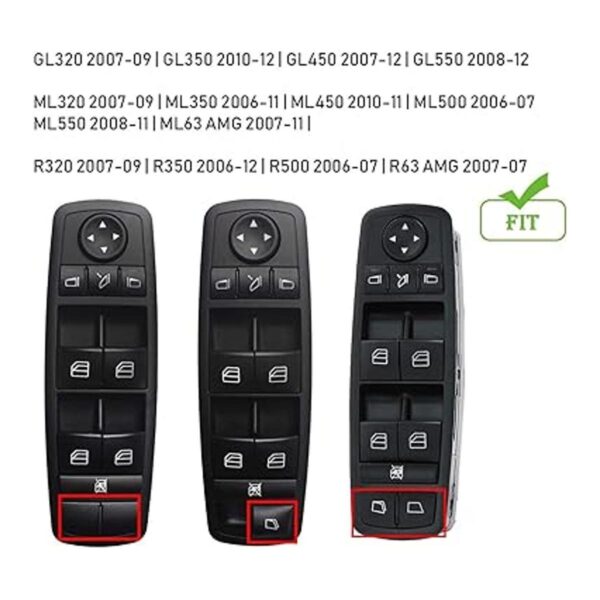 Jaronx 2 fundas de botón para interruptor de ventana del_3
