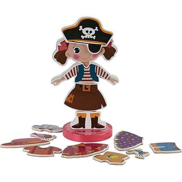 TOYSTERS Muñeca magnética de madera para disfraz juguete