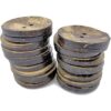 Amornphan 20 botones de madera natural de 1.4 in 1.575 in
