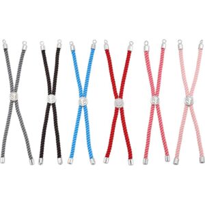 PandaHall 6 hebras de 6 colores ajustables de nailon para