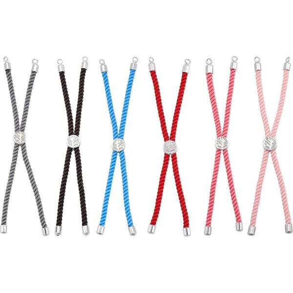 PandaHall 6 hebras de 6 colores ajustables de nailon para