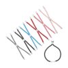 PandaHall 6 hebras de 6 colores ajustables de nailon para