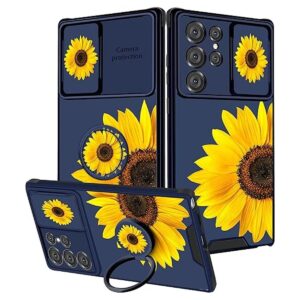 Goocrux Funda para Samsung Galaxy S22 Ultra 2 en 1 con_1