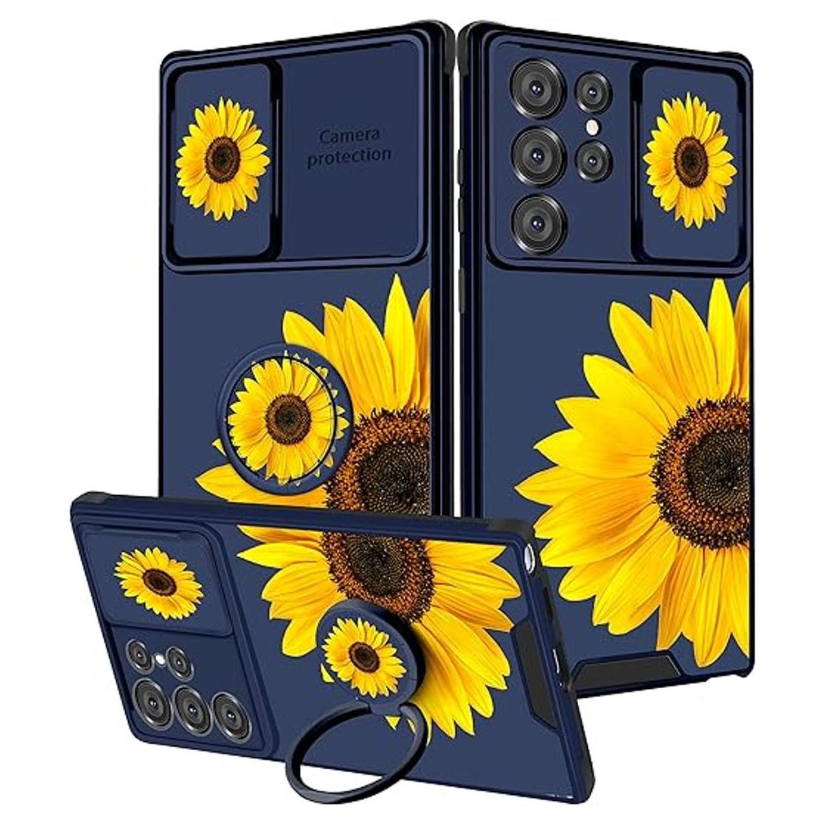 Goocrux Funda para Samsung Galaxy S22 Ultra 2 en 1 con