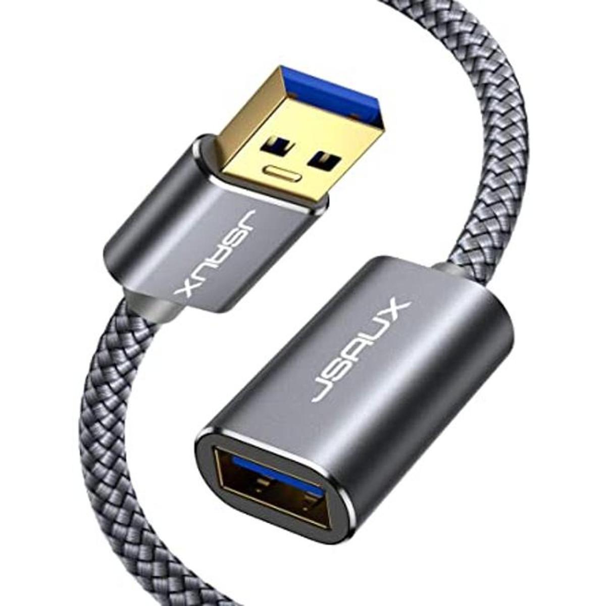 Cable de extensión USB 3.0 de 11.5 ft JSAUX USB A macho a