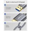 Cable de extensión USB 3.0 de 11.5 ft JSAUX USB A macho a_5