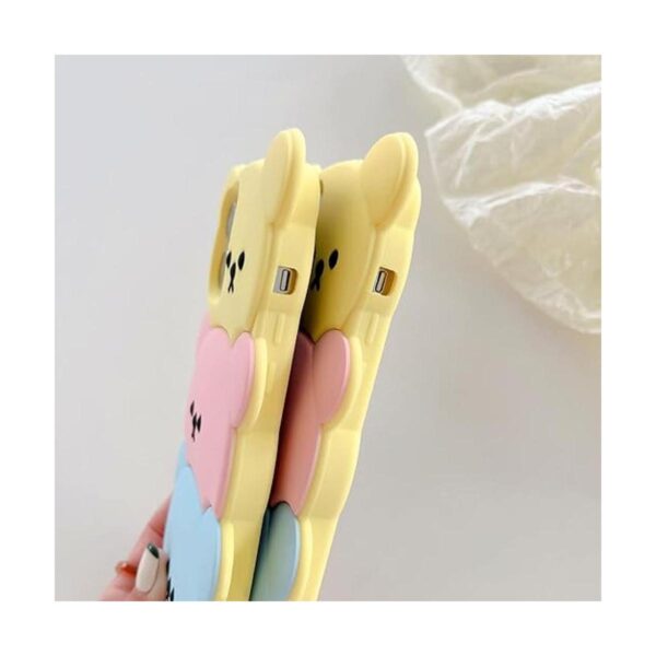 YAKVOOK Funda para iPhone 12 Pro Max Bear Funda Kawaii de_2