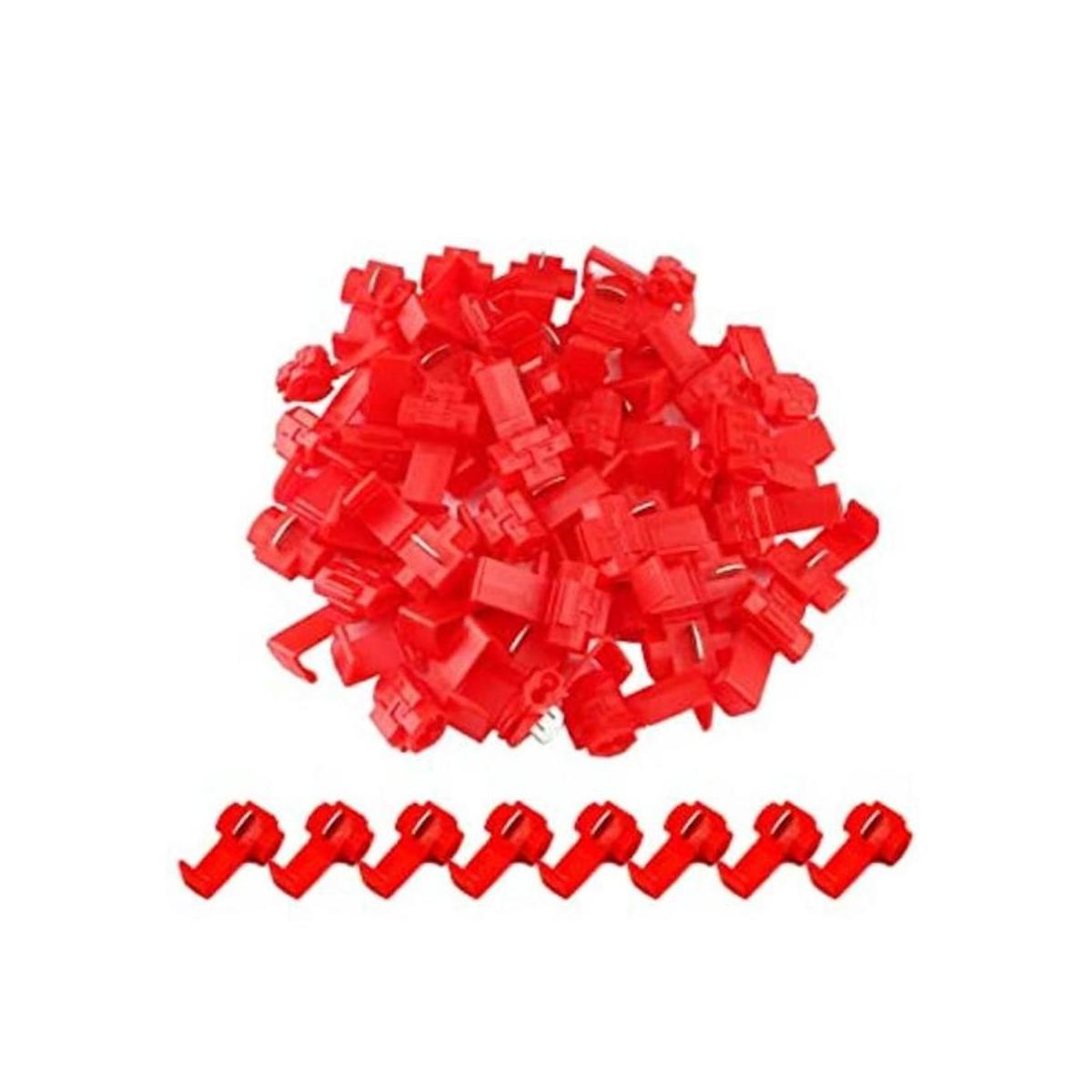 MUYI 100 piezas rojo eléctrico IDC 0.51.0mm conector de