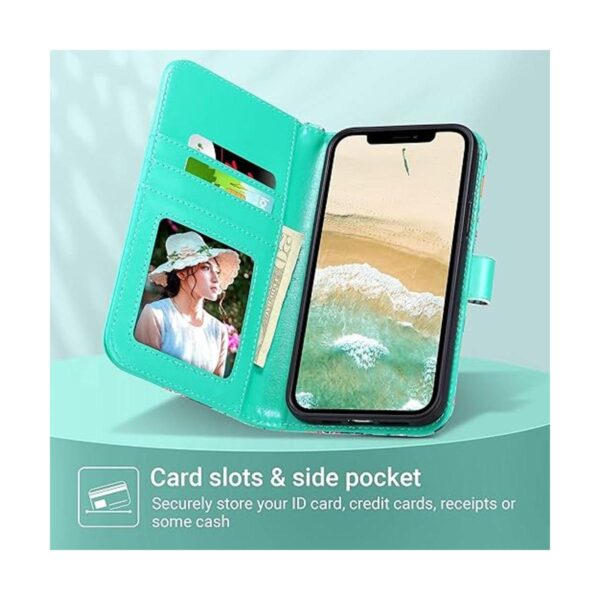 ULAK Compatible con iPhone 13 Pro Max Funda tipo cartera_2