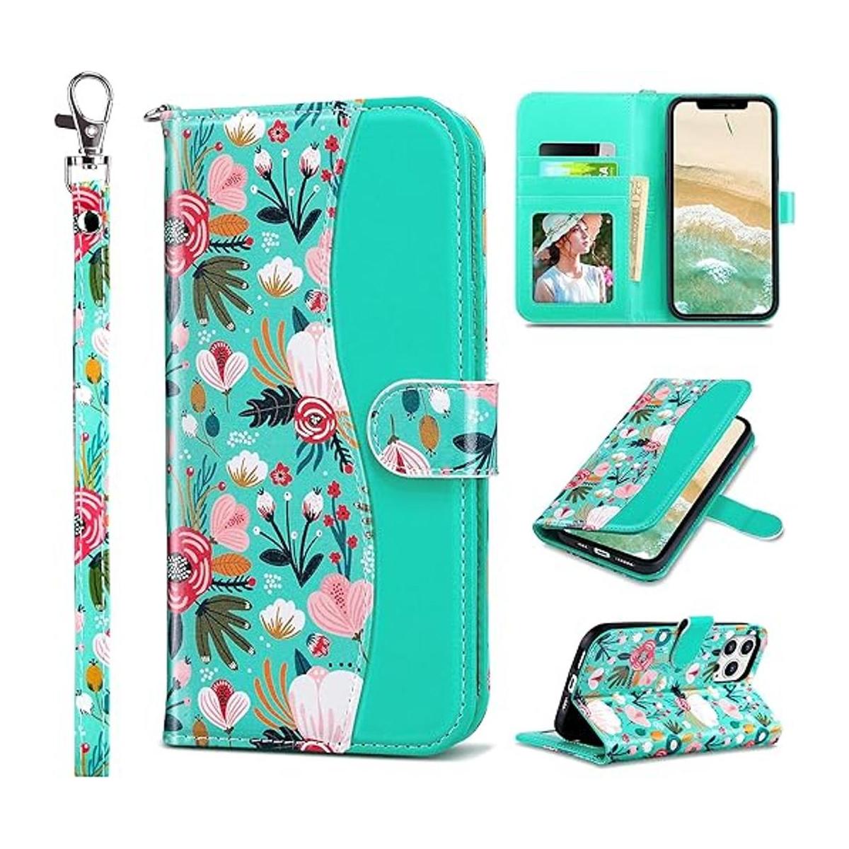 ULAK Compatible con iPhone 13 Pro Max Funda tipo cartera