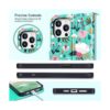 ULAK Compatible con iPhone 13 Pro Max Funda tipo cartera_5