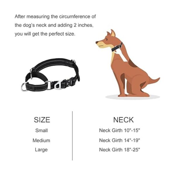 JIPIMON Martingale Collar para perro reflectante de_5