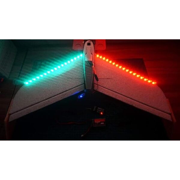 Elechawk tira de luz LED con control remoto para RC ala_2