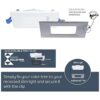 Nadair SL4900SQWH3KBN Caja de conexiones empotrable de_6