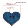 HOUSWEETY 200 botones de madera para coser botones de_5
