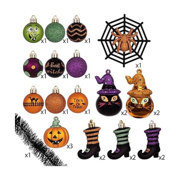 Valery Madelyn Adornos de bola de Halloween inastillables_4