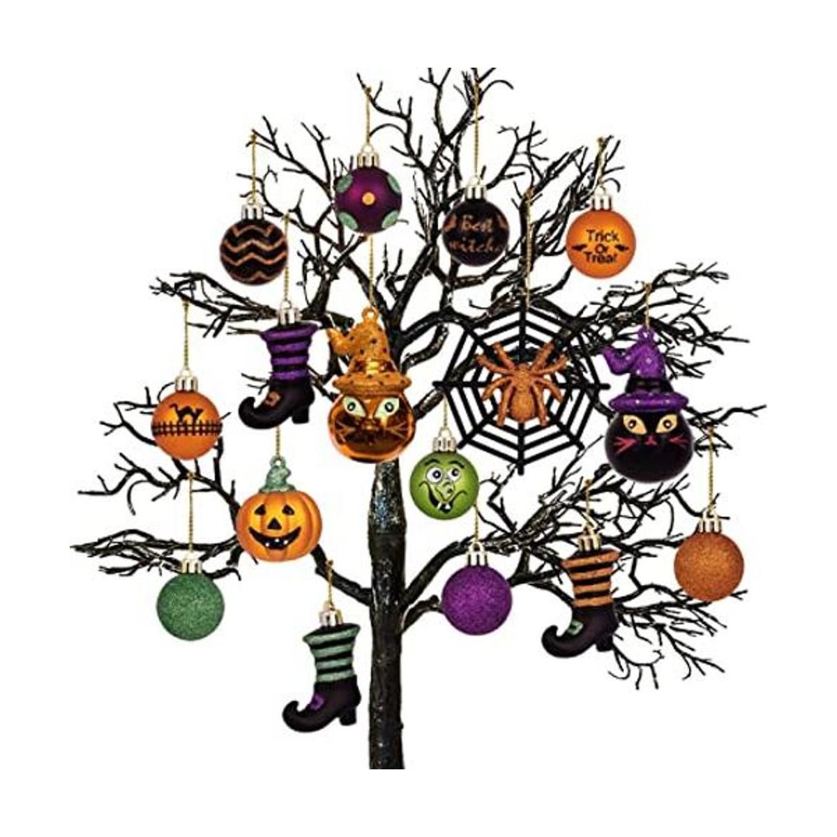 Valery Madelyn Adornos de bola de Halloween inastillables