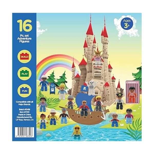 Kids Toys Bloques de juego de personas para preescolar_3
