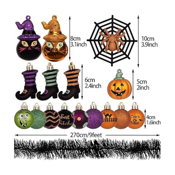 Valery Madelyn Adornos de bola de Halloween inastillables_3