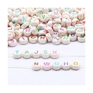ToBeIT 1000 cuentas de letras de color del alfabeto
