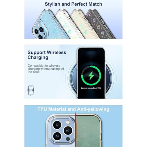 Funda compatible con iPhone 14 Pro funda holográfica de_2