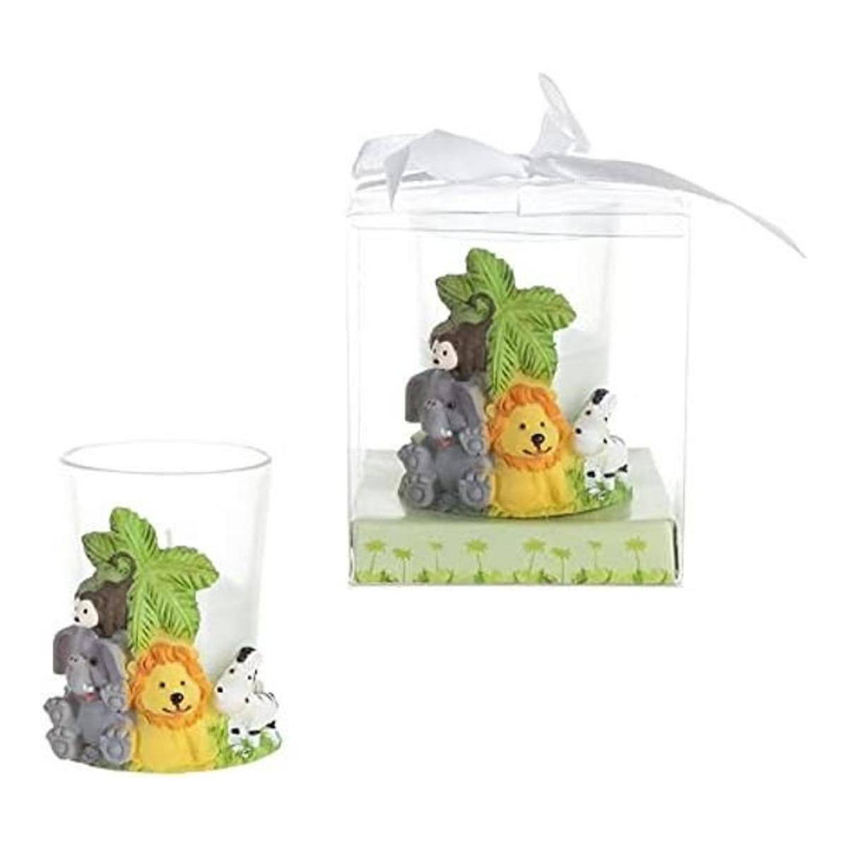Lunaura Juego de 12 velas de safari selva animales regalos