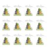 Lunaura Juego de 12 velas de safari selva animales regalos_2