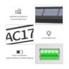 Números de casa placas de dirección LED con energía_5