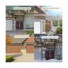 Números de casa placas de dirección LED con energía_4