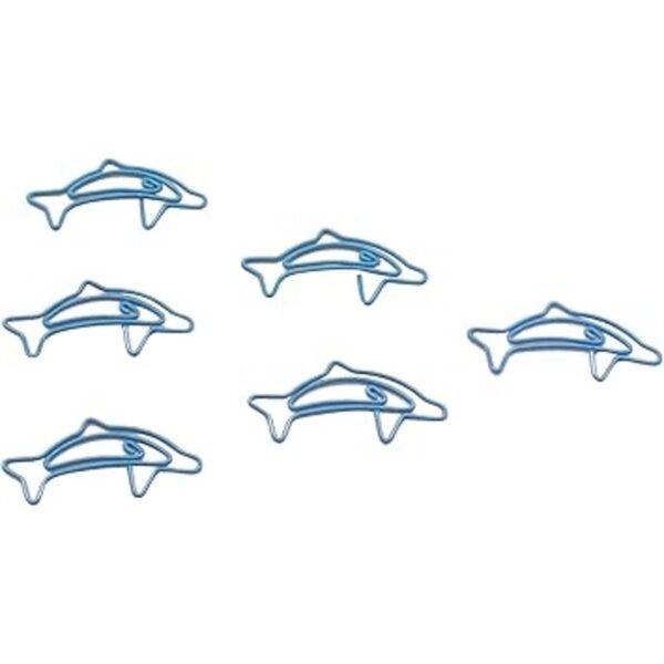 Clips de papel con forma de delfín de 100 hilos ideal_2