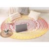 Popular Handicrafts Esterilla de yoga india redonda
