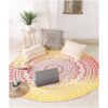 Popular Handicrafts Esterilla de yoga india redonda