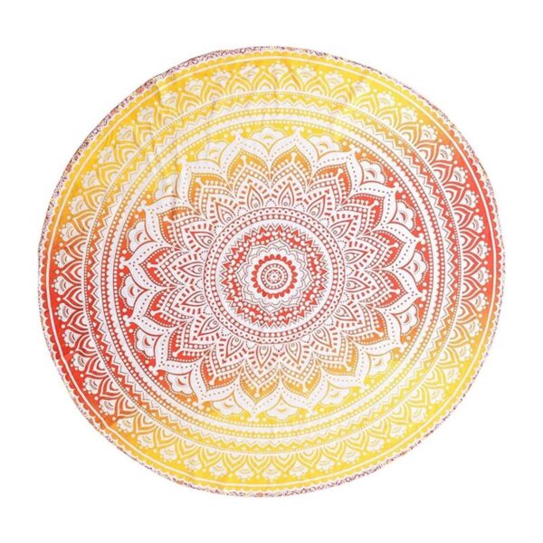 Popular Handicrafts Esterilla de yoga india redonda