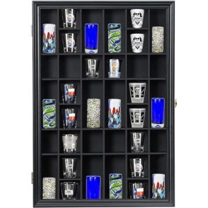 vitrina de vidrio para chupito soporte de madera para_1