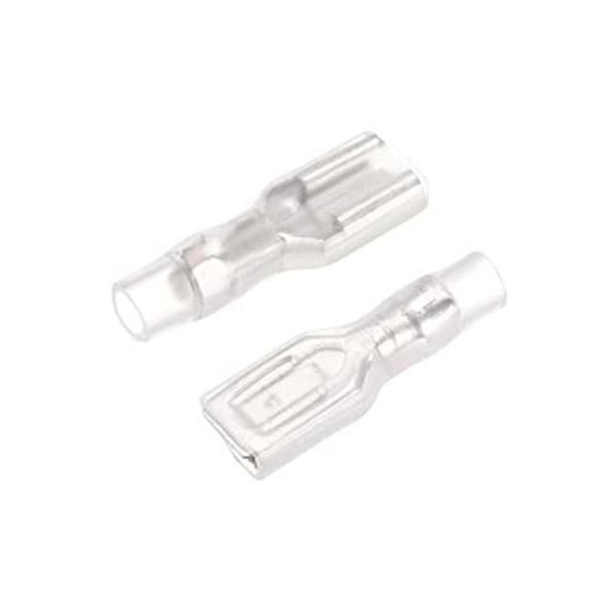 uxcell 100pcs 0.189 in rápido empalme terminales hembra