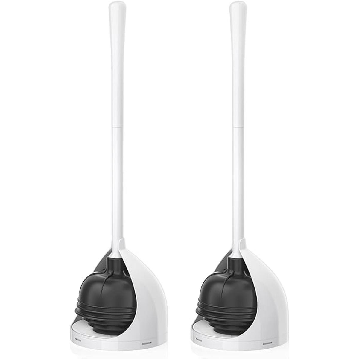 uptronic Paquete de 2 émbolos de inodoro con soporte