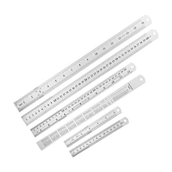 uxcell Regla recta 5.906 in 6 pulgadas 11.811 in 12_1