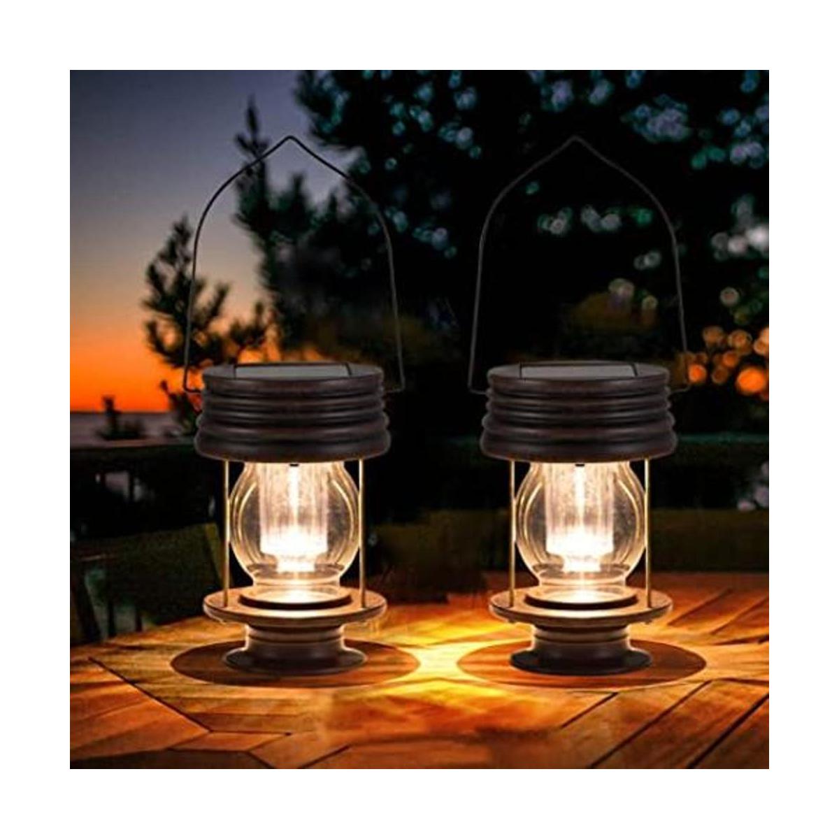 pearlstar Farol solar Luces solares colgantes para