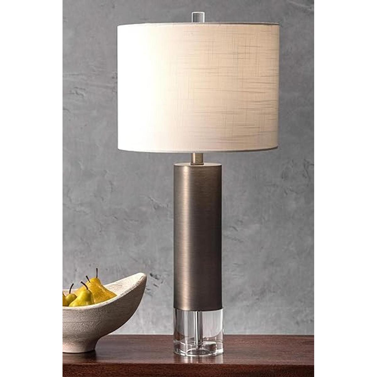 nuLOOM Warwick Lámpara de mesa de metal de 28 pulgadas