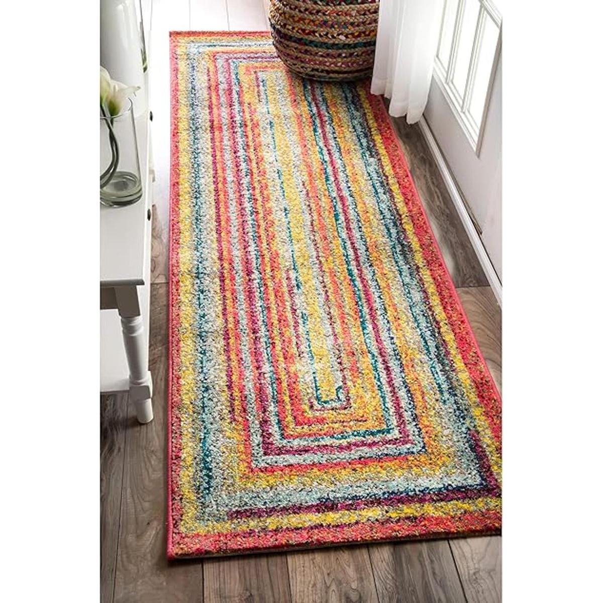 nuLOOM alfombra contemporánea geométrica laberinto