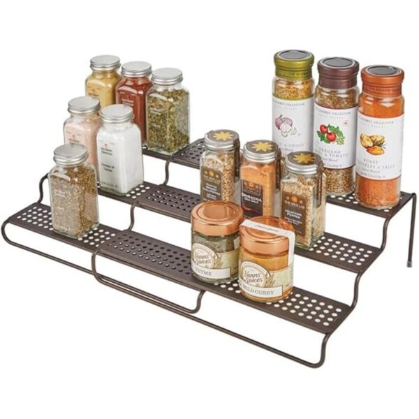 mDesign Especiero de cocina ajustable y expandible de