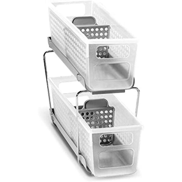 madesmart Mini organizador de 2 niveles multiusos de_1