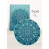 lamplig Cuadros de arte de pared con mandala color azul_5