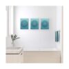 lamplig Cuadros de arte de pared con mandala color azul_3